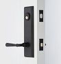 Putman Octagonal Lever / Lever Exterior Door Hardware Tube Latch Set
