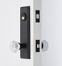 Putman Octagonal Knob / Knob Exterior Door Hardware Tube Latch Set