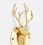 Stag Cast Brass Door Knocker