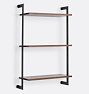 Holgate Walnut Modular 3-Shelf Set with 48" Rails