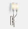 Winfield Double Sconce, Polished Nickel