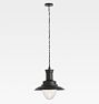 Caraway Pendant, Oil-Rubbed Bronze - Clear Acorn Glass Shade