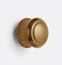 Rigdon Cabinet Knob, Heritage Brass