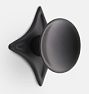 Dish Cabinet Knob With Star Backplate - Oil Rubbed Bronze