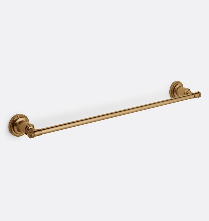 Rigdon 24" Towel Bar, Heritage Brass