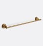 Rigdon 24" Towel Bar, Heritage Brass