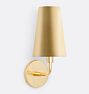 Ansel Sconce, Aged Brass - Aged Brass Shade