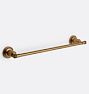 OPEN BOX: Rigdon 18" Towel Bar, Heritage Brass