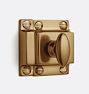 CLASSIC Small Cabinet Latch, Heritage Brass