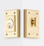 Jerico Cylinder Deadbolt, Aged Brass 2.375" Standard