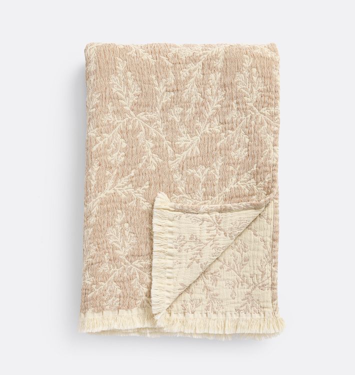 Hadley Jacquard Organic Cotton Throw