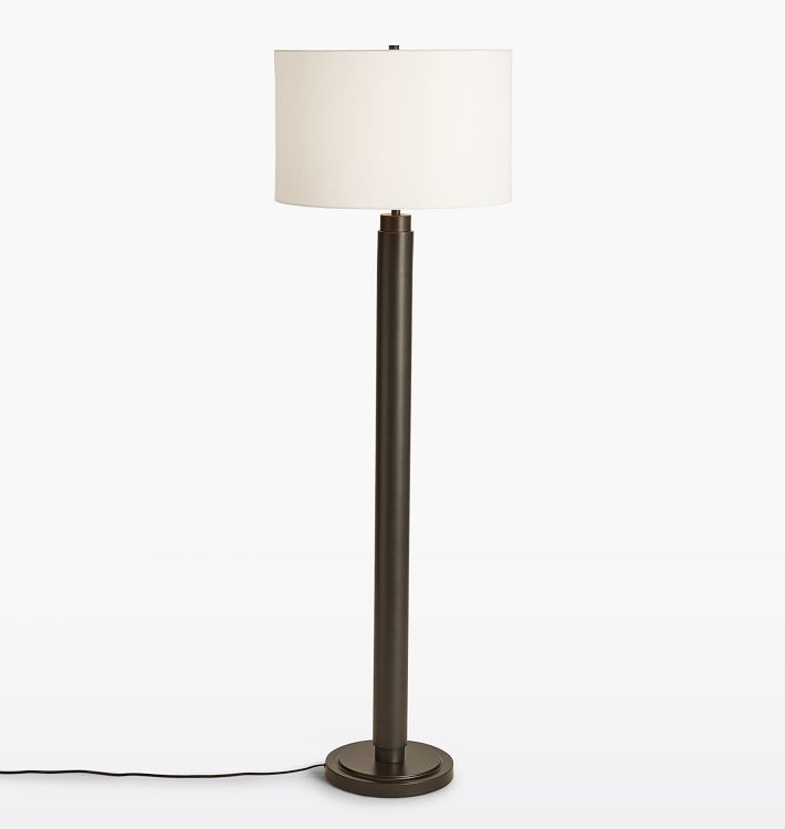 Open Box: Barden Cylinder Floor Lamp, Lamp Base Only - Oil-Rubbed Bronze