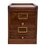 Vintage 2 Drawer File Cabinet in Quartersawn Oak