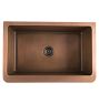 Apron Front Copper Sink - 33&quot; x 21-1/2&quot; x 9-1/2&quot;