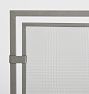 Framed Single Panel Fireplace Screen