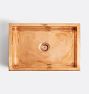 Kahlo Tiered Rose Gold Single Kitchen Sink &amp; Drain