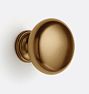 Massey Cabinet Knob, Heritage Brass