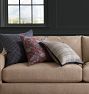 Woven Plaid Silk Pillow Cover