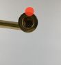 Open Box: Ladd Standing Toilet Paper Holder - Aged Brass