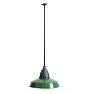 Vintage Pendant Industrial Green Shade Large