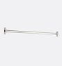 Wall to Wall Laundry Rod, Polished Nickel
