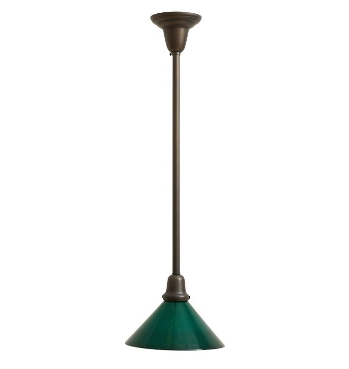 Vintage Pendant A&V Green Shade