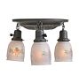 Vintage Flush Mount 3 Light Classical Revival