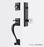 Coleman Exterior Crystal Octagonal Knob Tube Latch Door Set with Level Bolt, Smart home technology, OB OB Left 2.375