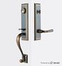 Putman Exterior Classic Lever Tube Latch Door Set with Level Bolt, Smart home technology, BA BA Left 2.375