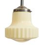 Rose City Pendant with Vintage Milk Glass Shade