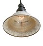 Vintage Industrial Pendant with Mirror Shade