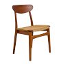 Vintage Midcentury Modern Danish Kosuga Dining Chair Set