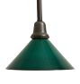 Vintage Traditional Pendant with Green Shade