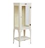 Vintage White Steel Medical Cabinet