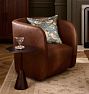 Estelle Leather Swivel Chair