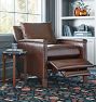 Thorp Leather Manual Recliner Chair