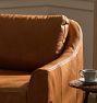 Luisa Leather Sofa, 72-96&quot;