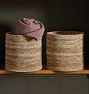 Theodore Coiled Abaca Round Basket