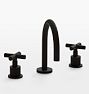 Waterhouse Short Spout Faucet, Cross Handle - Matte Black