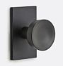 Richmond Interior Door Set Rectangle Plate with Knob, Passage - Oil-Rubbed Bronze