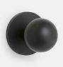 Irving Interior Door Set Round Plate with Ball Knob, Passage - Oil-Rubbed Bronze