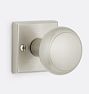 Madeline Interior Doorset, Dummy - Brushed Nickel