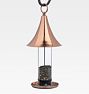 Copper Turret Bird Feeder, 8"Dia. x 18"H