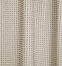 Dobby Woven Dot Shower Curtain
