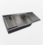 Cannon Stainless Steel Single Workstation Kitchen Sink with Drainboard