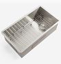 Holt Stainless Single Kitchen Sink - 32" x 18"
