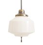 Pendant with Vintage Opaque Shade