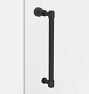 Trask 8" Shower Door Pull with Knob