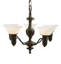 Vintage Colonial Revival 4-Light Chandelier