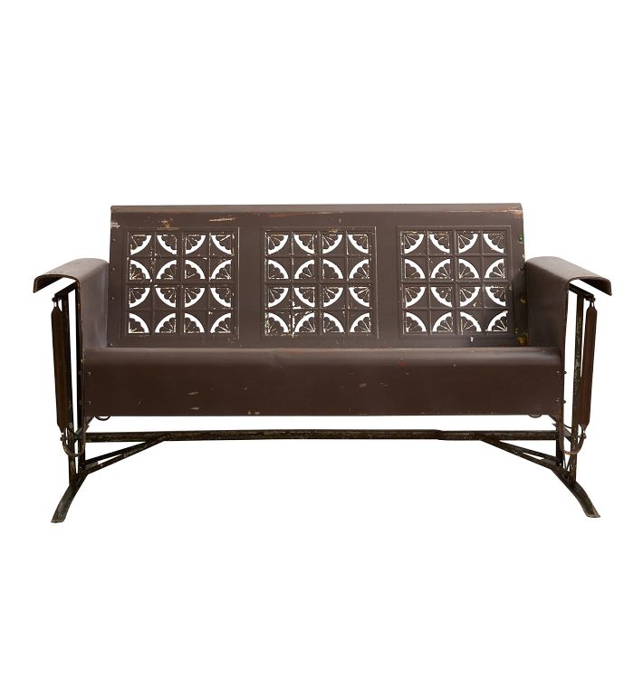 Vintage Outdoor 3-Seat Patio Glider Bench Rejuvenation